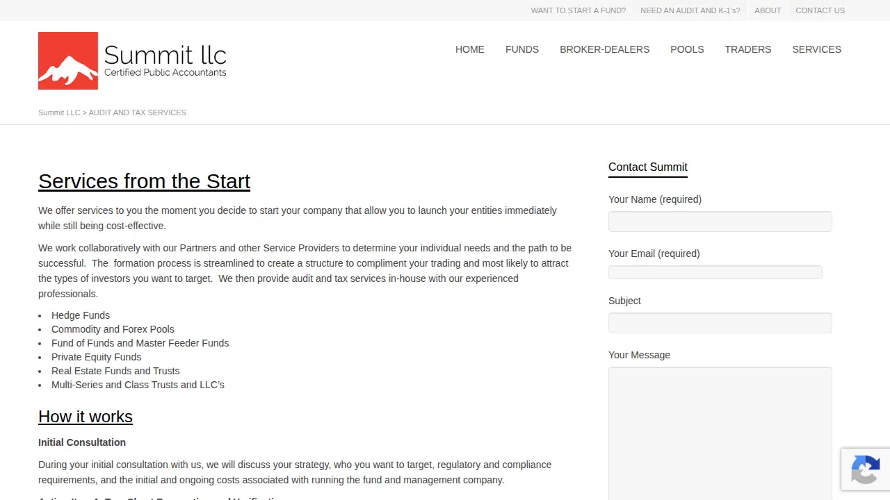 Summit LLC page