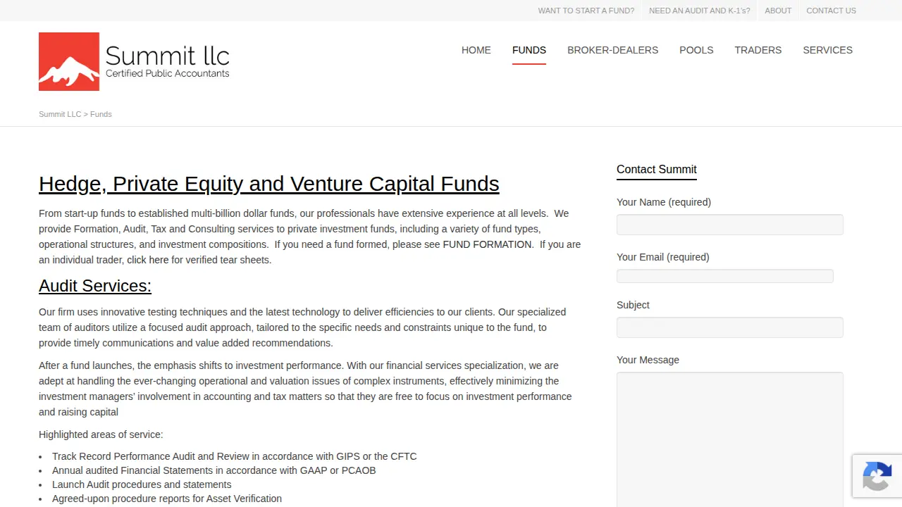 Summit LLC page