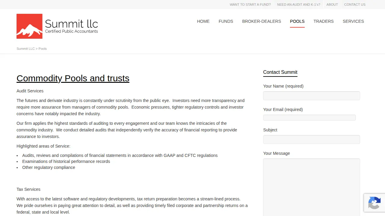 Summit LLC page