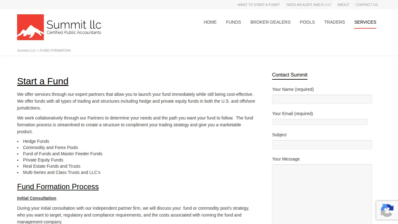 Summit LLC page