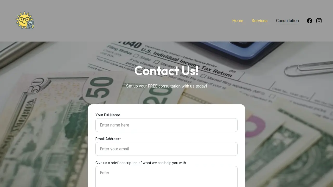 Sunshine Taxes LLC page
