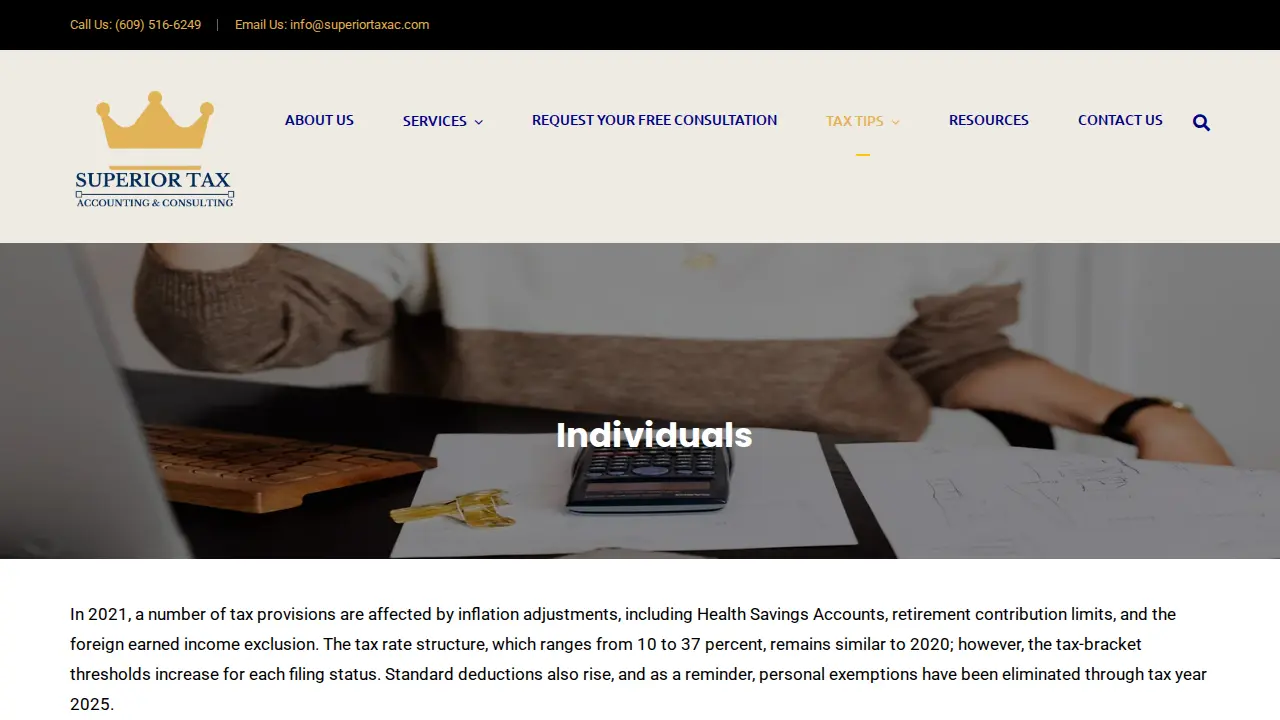 Superior Tax and Consulting LLC page