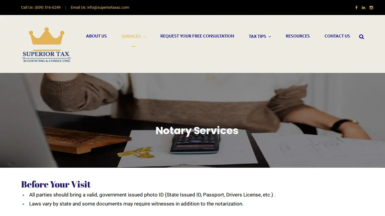 Superior Tax and Consulting LLC page