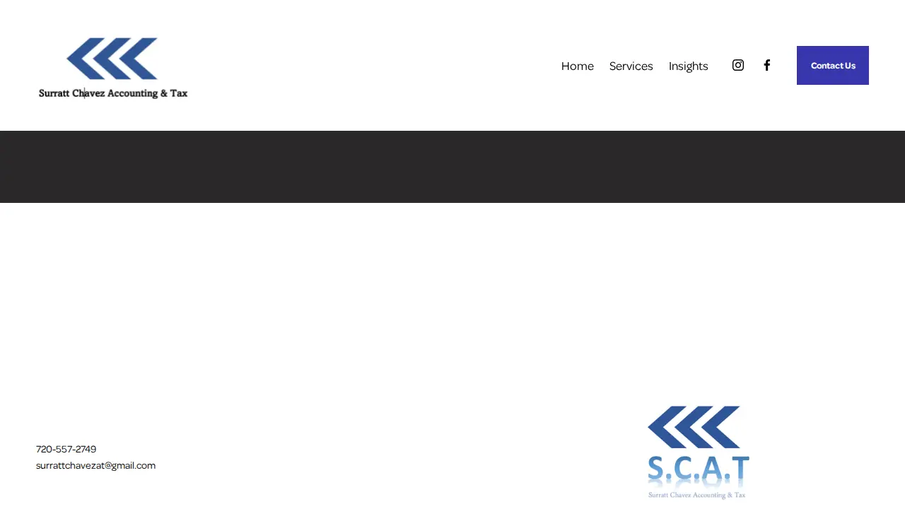 Surratt Chavez Accounting & Tax page