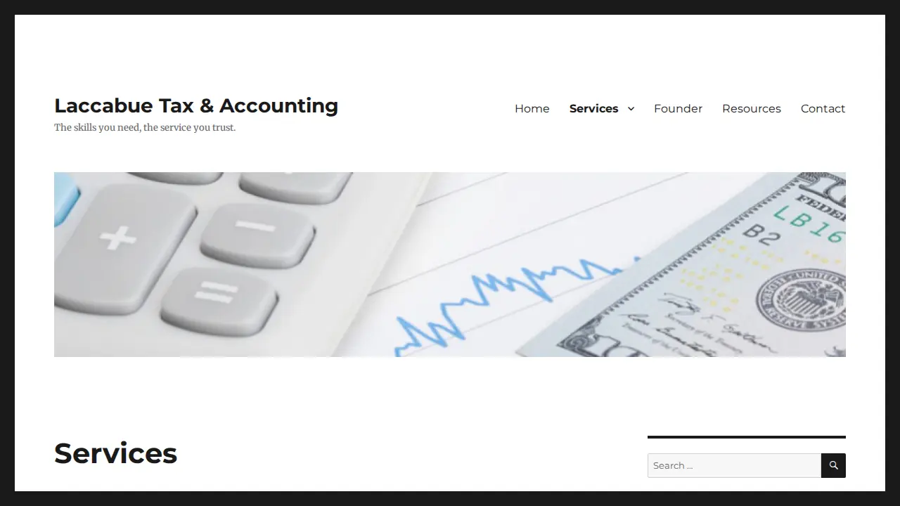 Laccabue Tax and Accounting page
