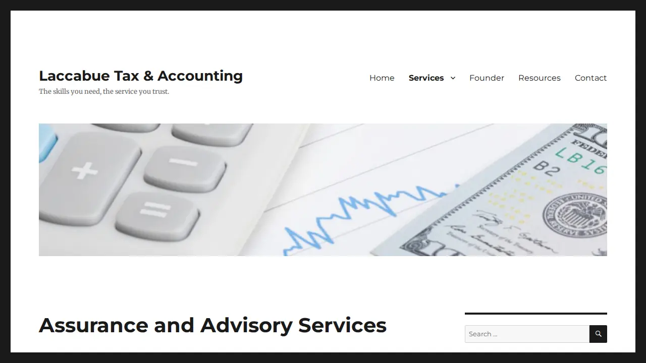 Laccabue Tax and Accounting page
