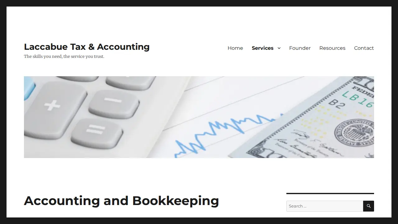 Laccabue Tax and Accounting page