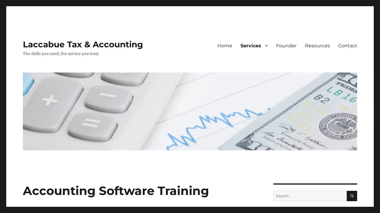 Laccabue Tax and Accounting page