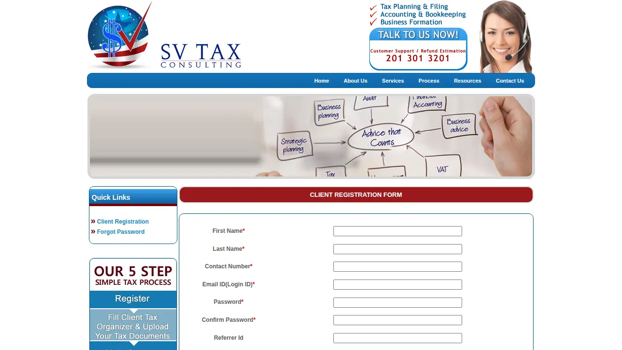 SV Tax Consulting, LLC page