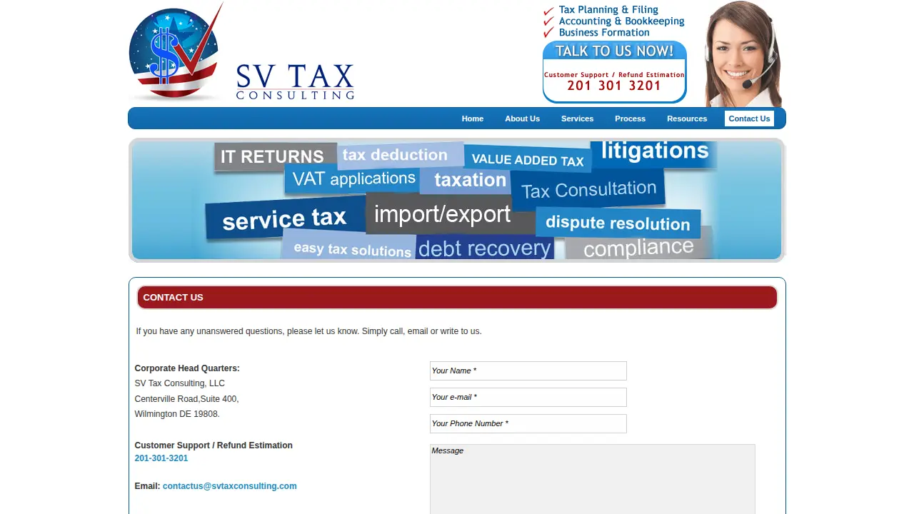 SV Tax Consulting, LLC page