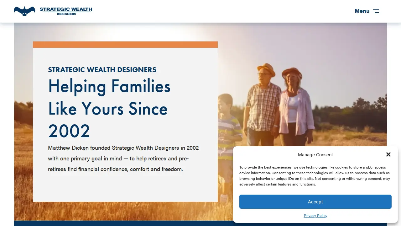 Strategic Wealth Designers page