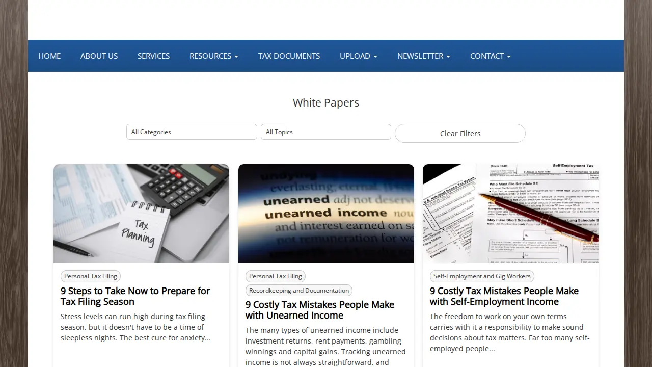 Sylvia & Hurd Tax and Accounting Inc. page
