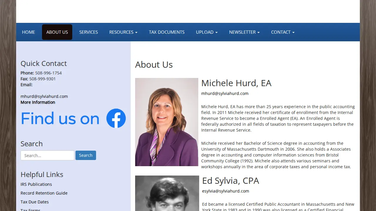 Sylvia & Hurd Tax and Accounting Inc. page