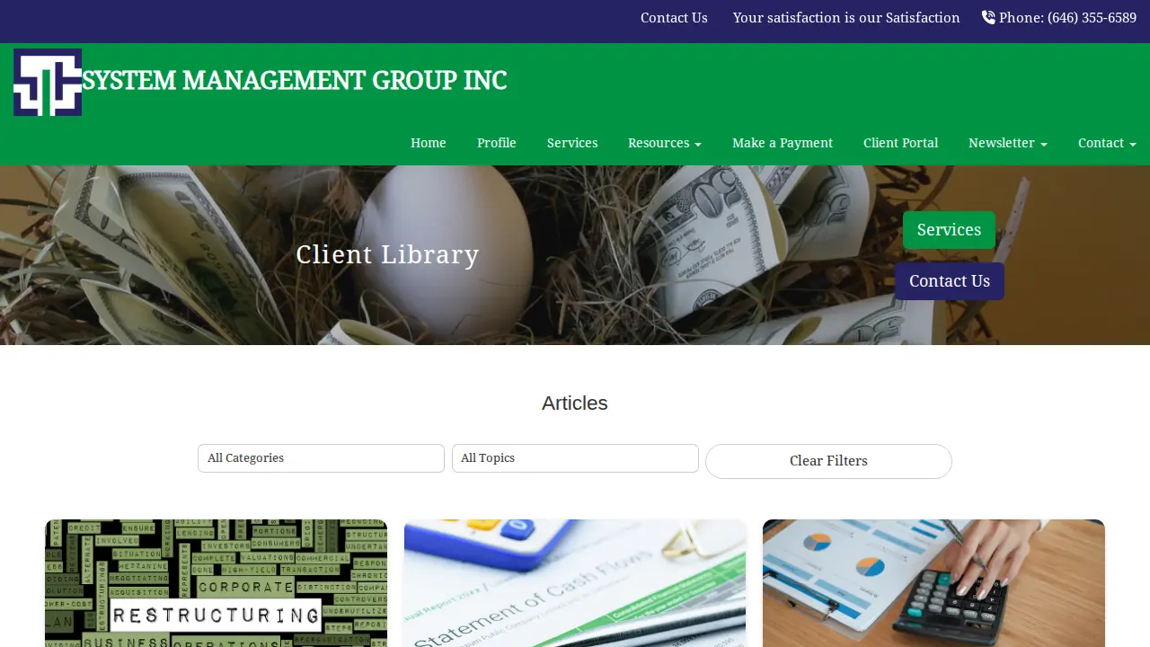 System Management and Consulting Group, Inc page