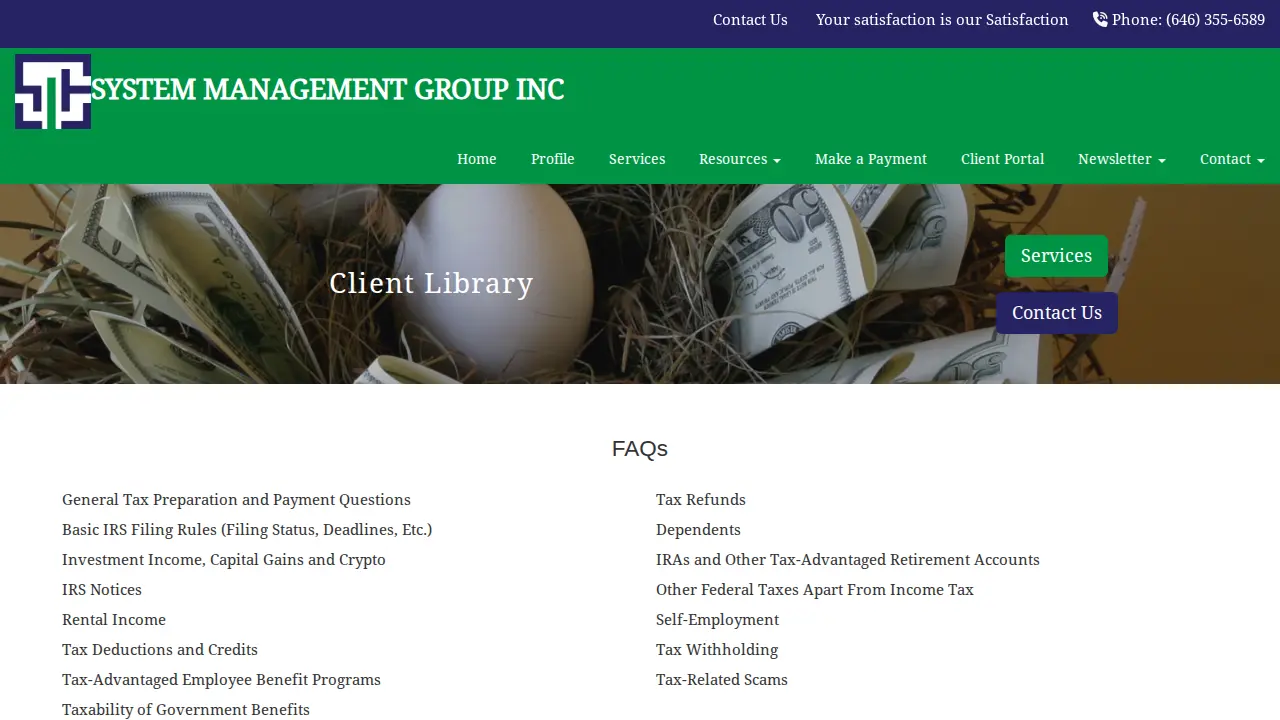 System Management and Consulting Group, Inc page