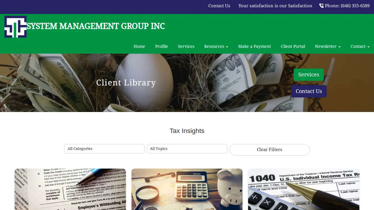 System Management and Consulting Group, Inc page