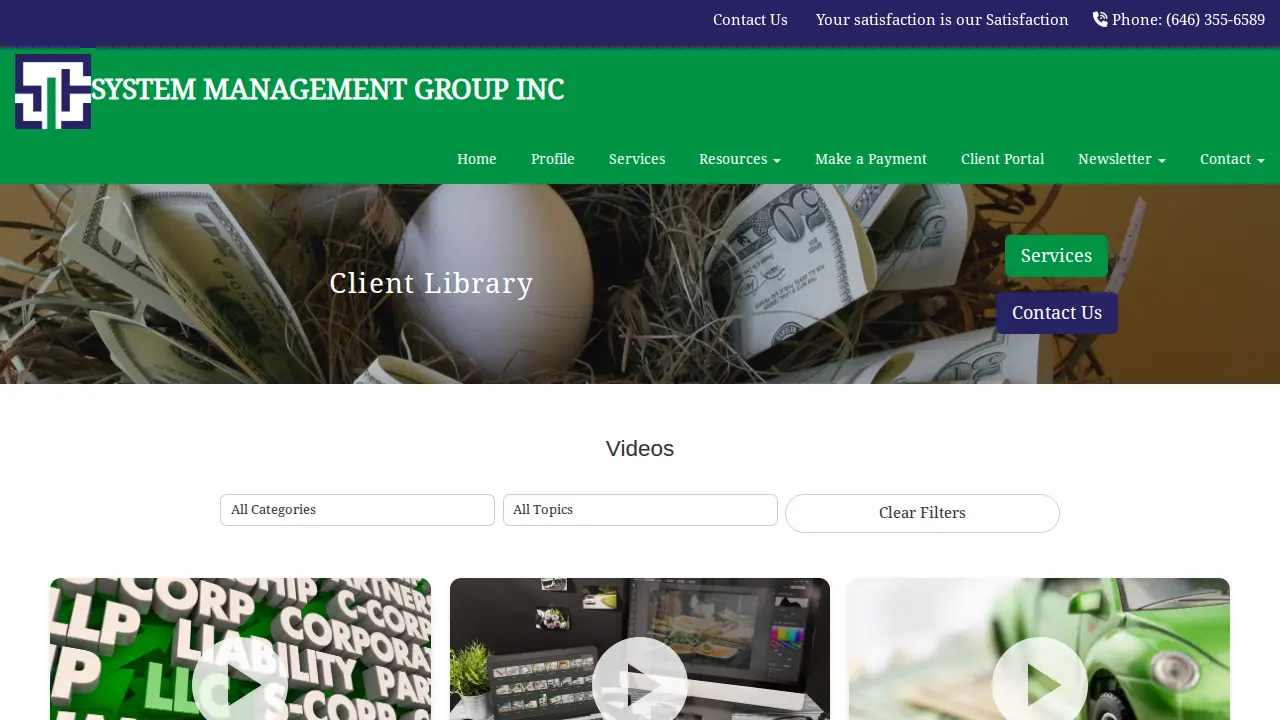 System Management and Consulting Group, Inc page
