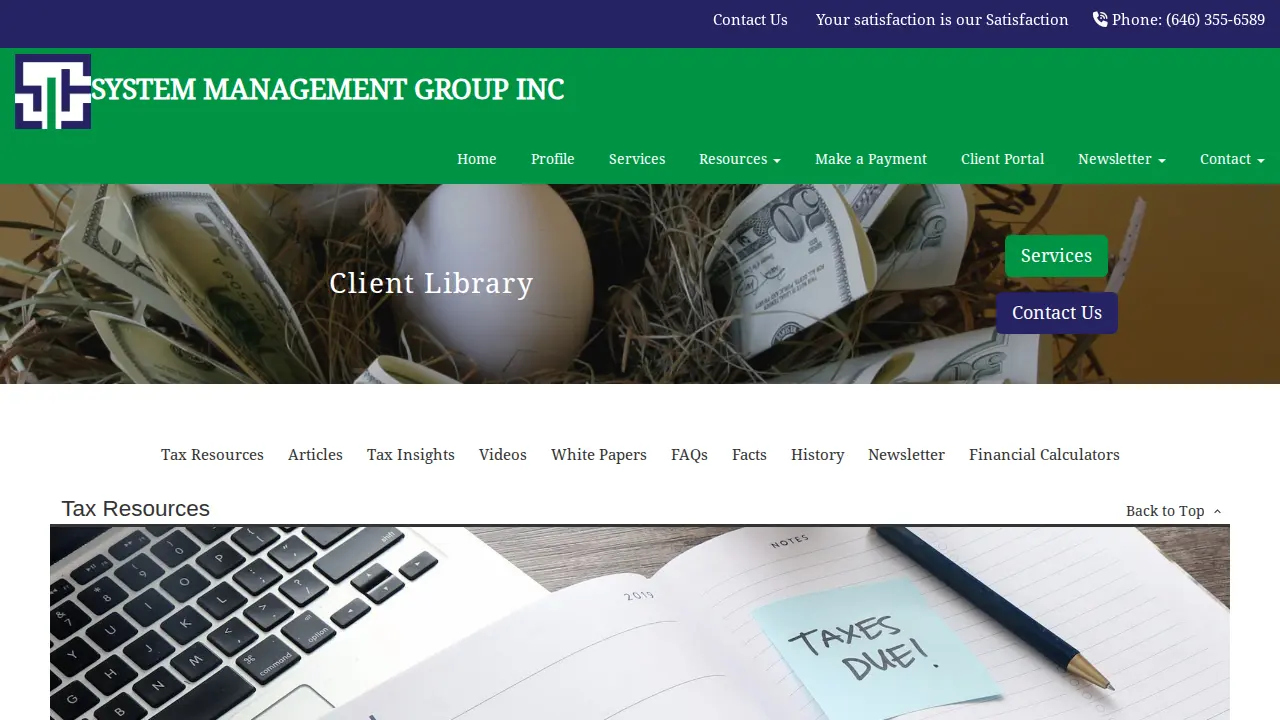 System Management and Consulting Group, Inc page