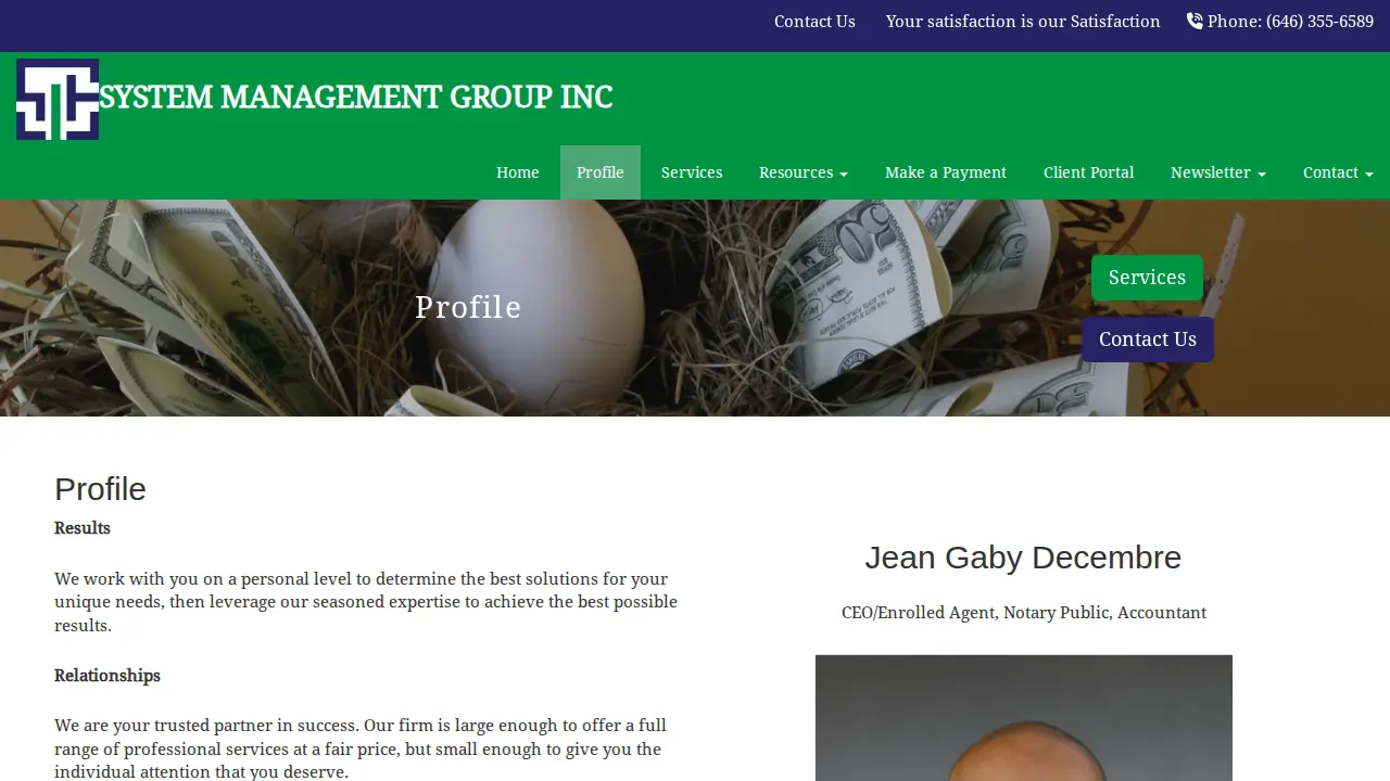 System Management and Consulting Group, Inc page