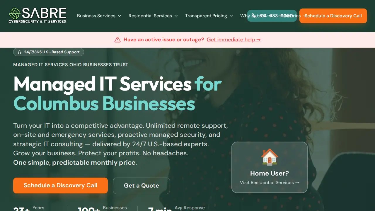 Sabre IT - Columbus IT Services Ohio