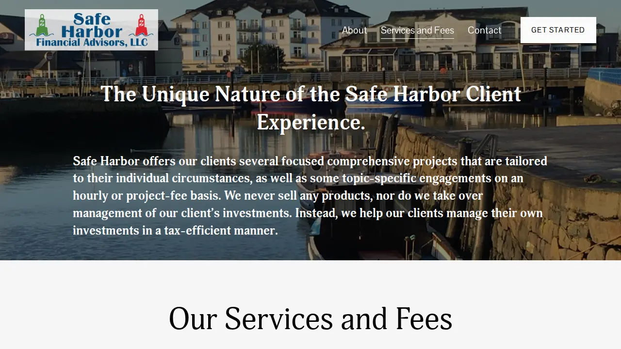 Safe Harbor Financial Advisors, Llc page
