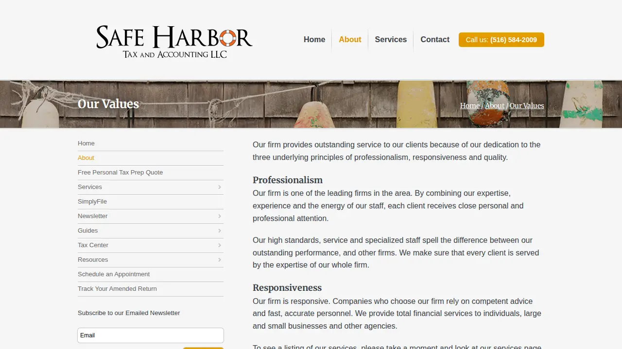 Safe Harbor Tax and Accounting LLC page