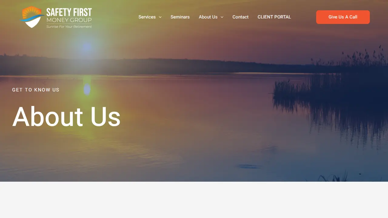 Safety First Money Group page