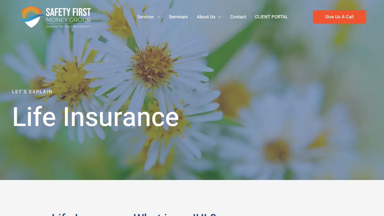 Safety First Money Group page