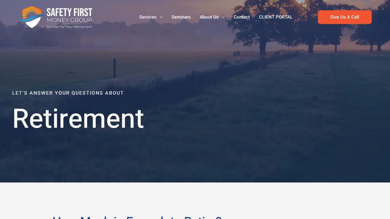 Safety First Money Group page