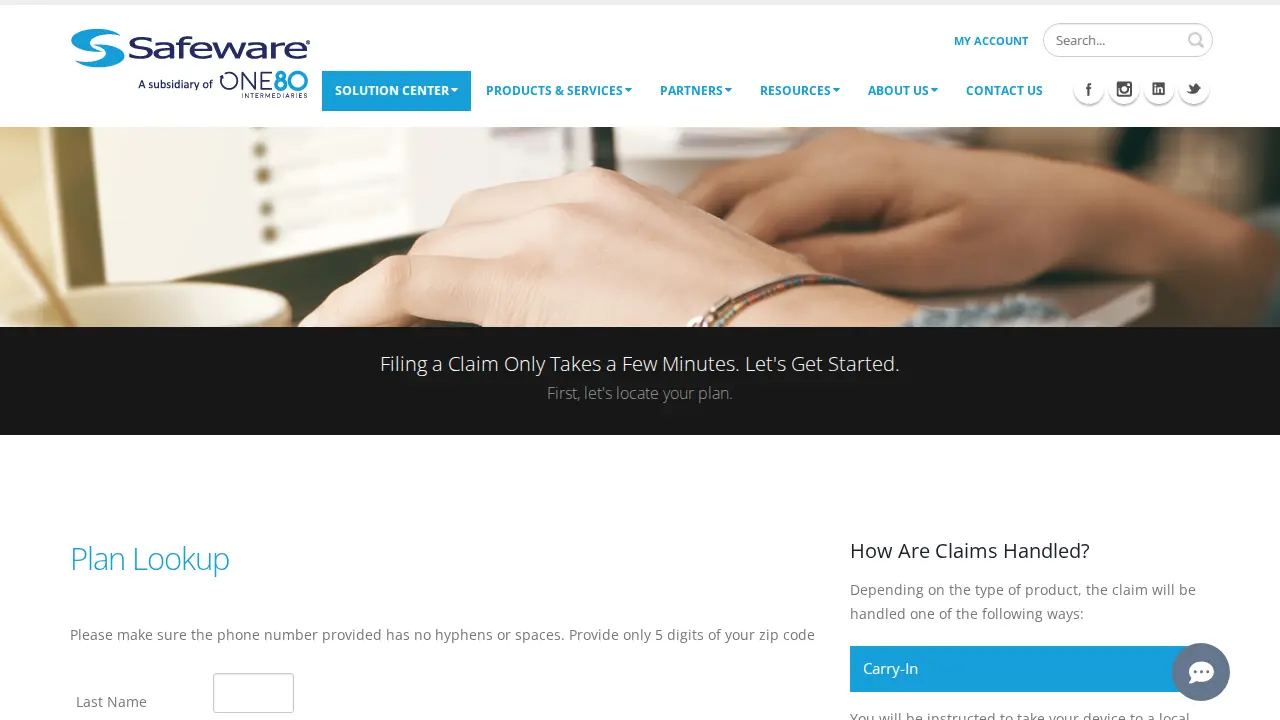 Safeware page