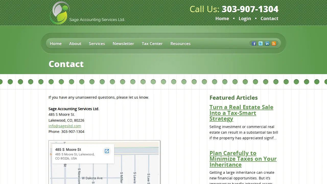 Sage Accounting Services Ltd.