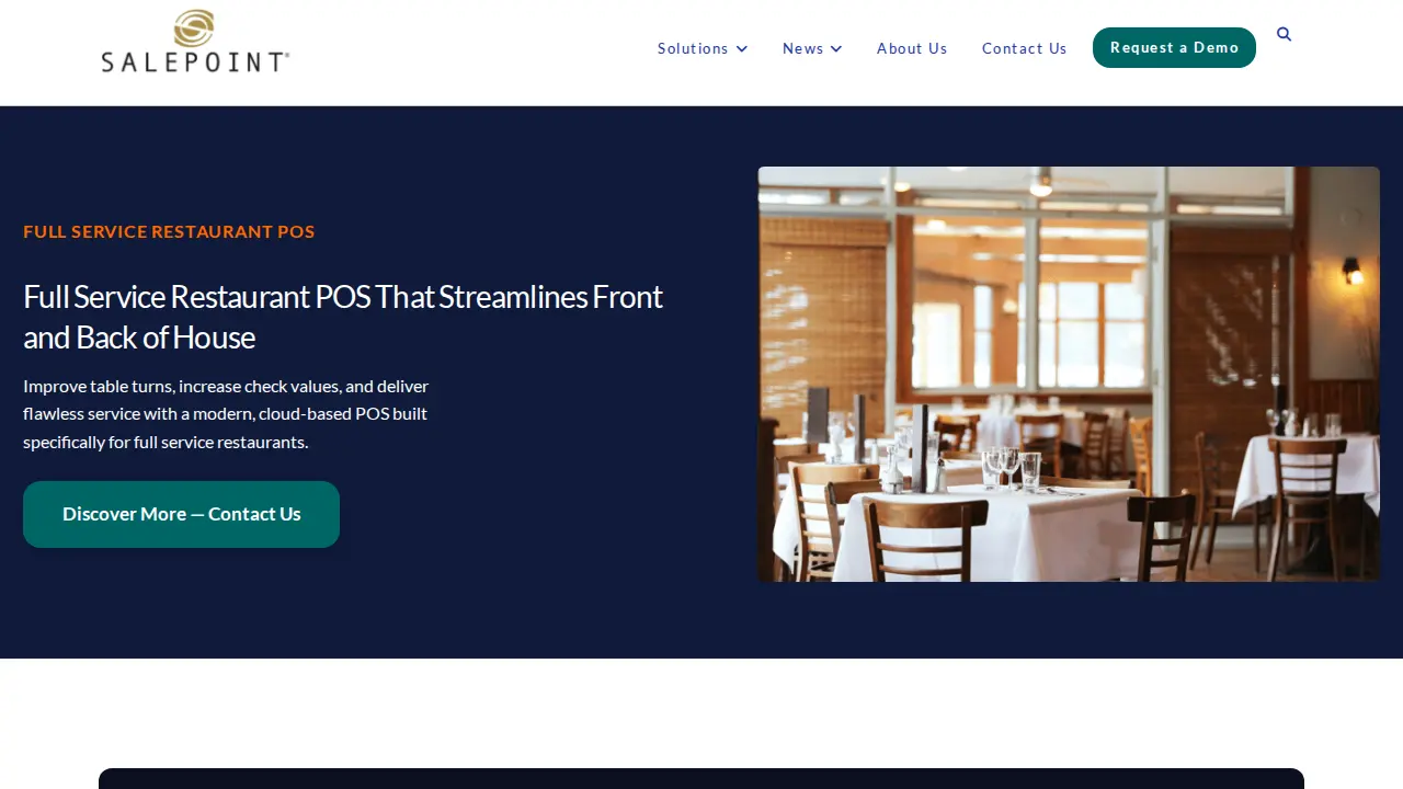 SalePoint Inc. page