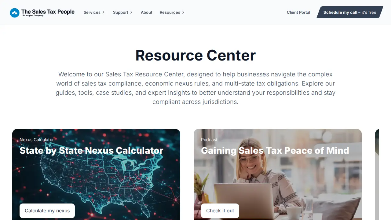 The Sales Tax People page