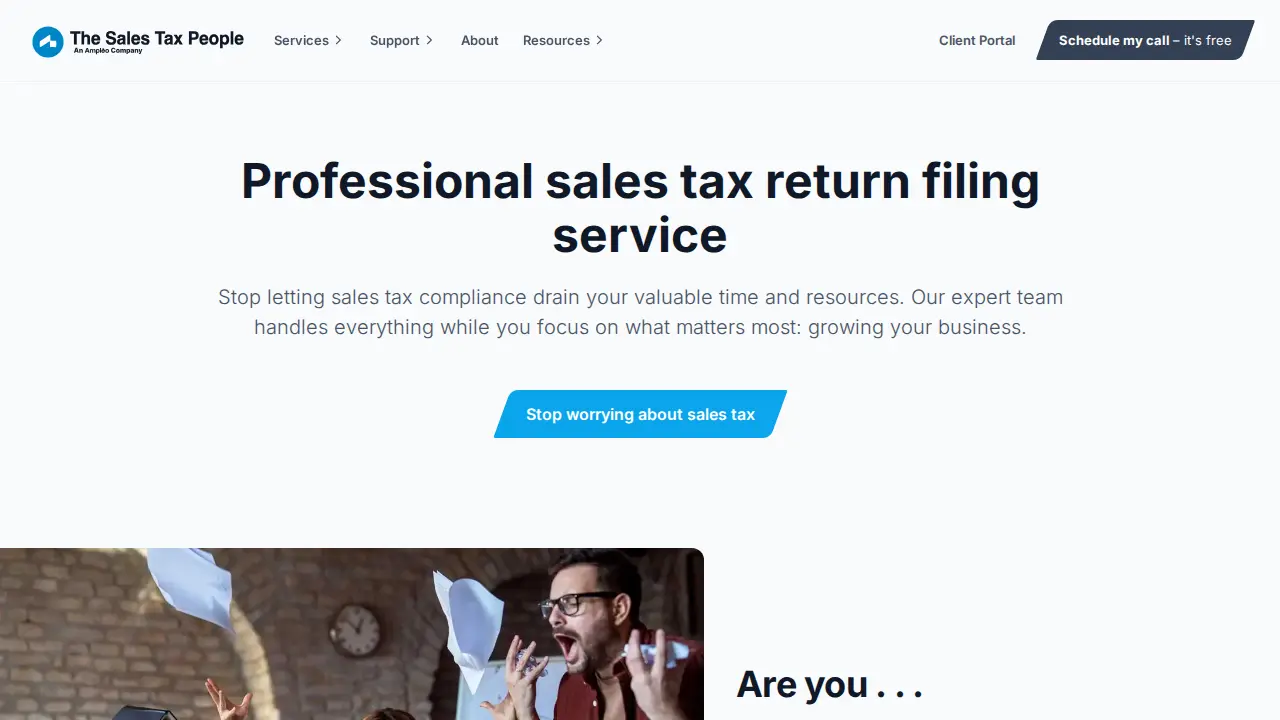 The Sales Tax People page