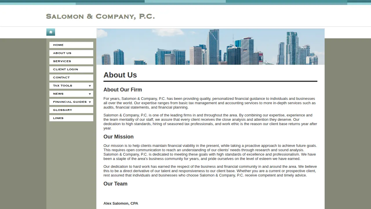 Salomon & Company, PC page