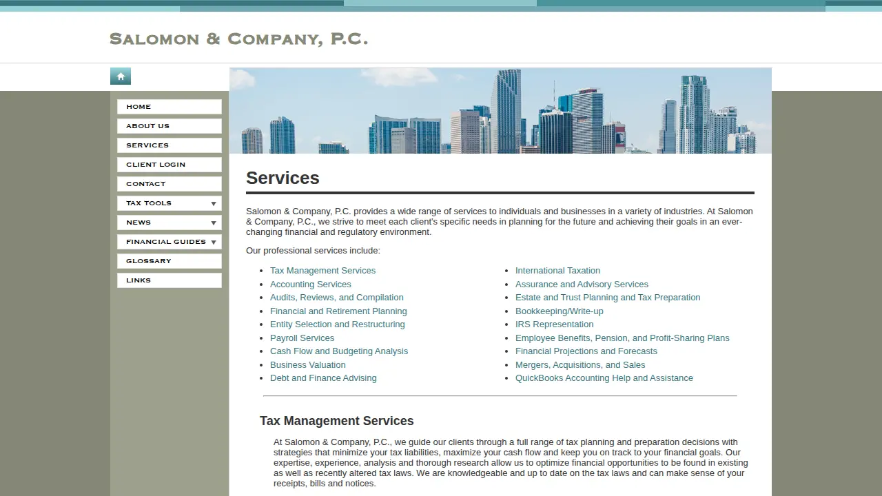 Salomon & Company, PC page