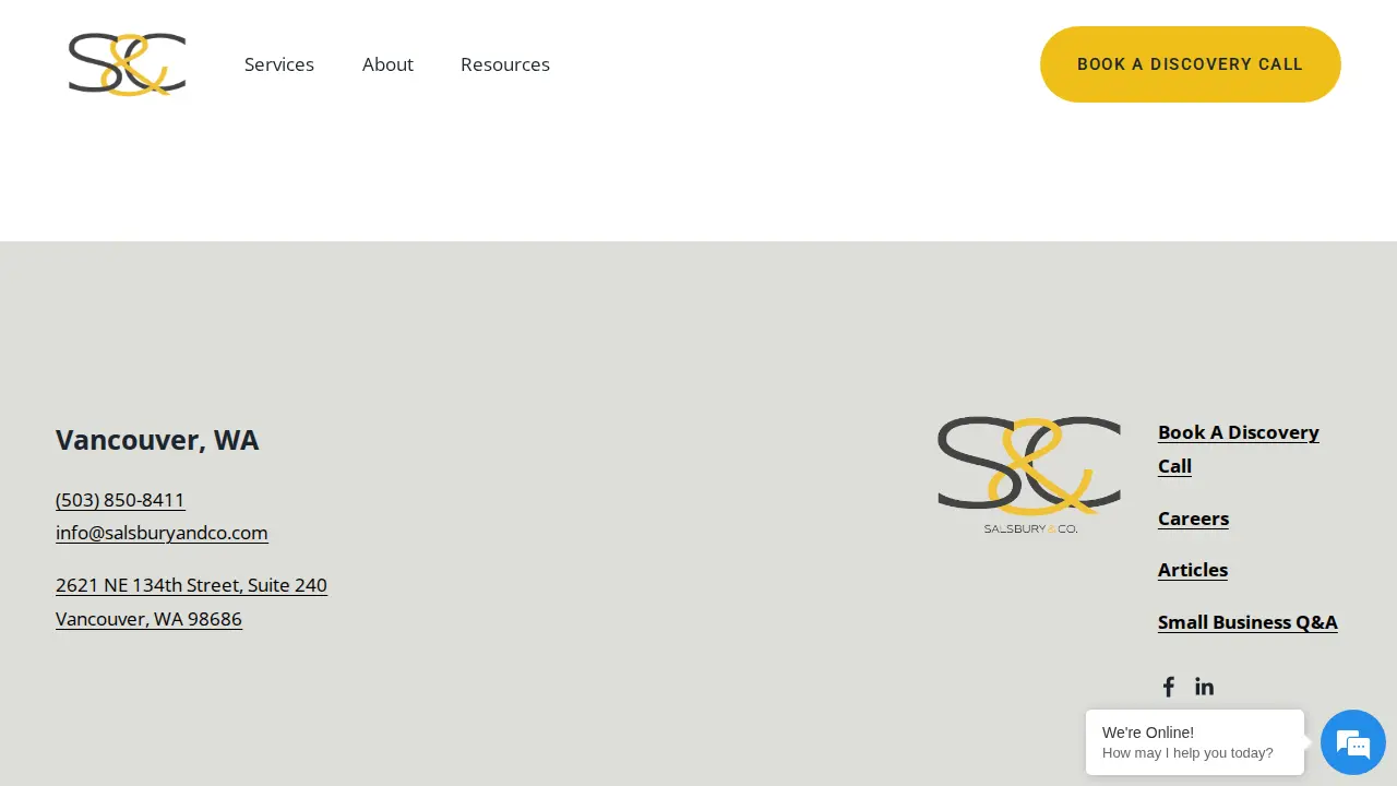 Salsbury & Co., LLC page