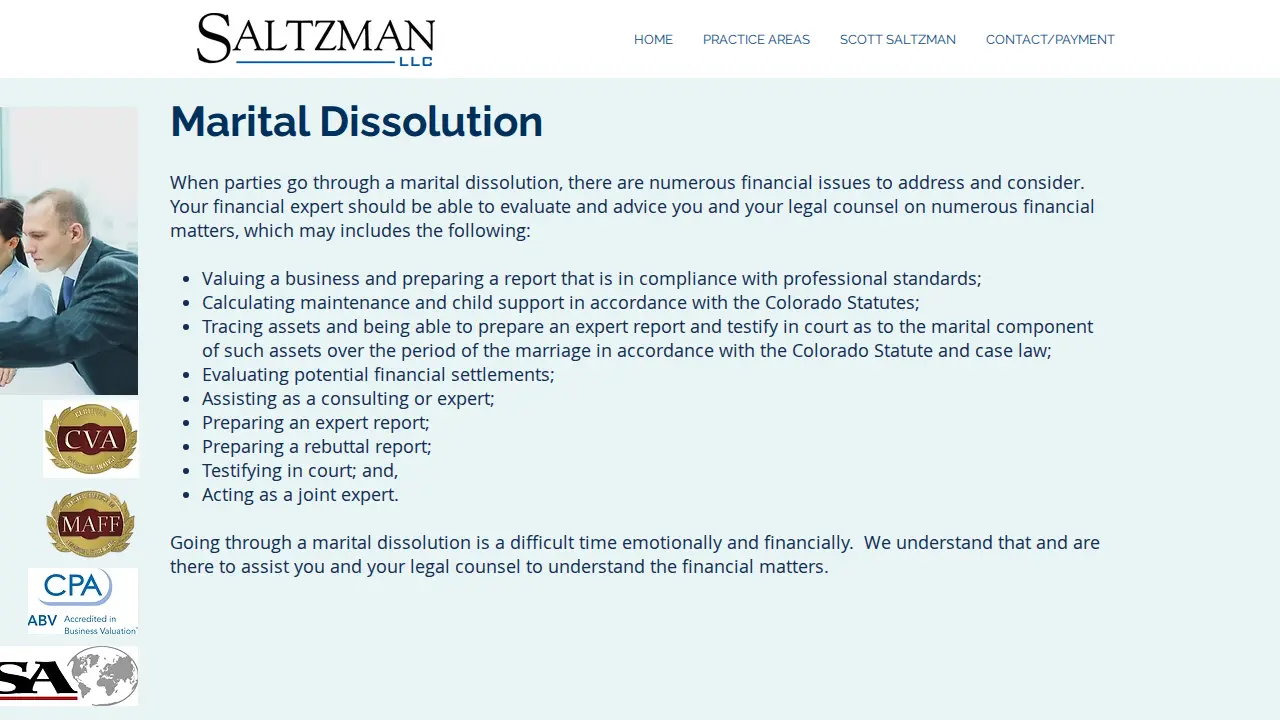 Saltzman LLC page