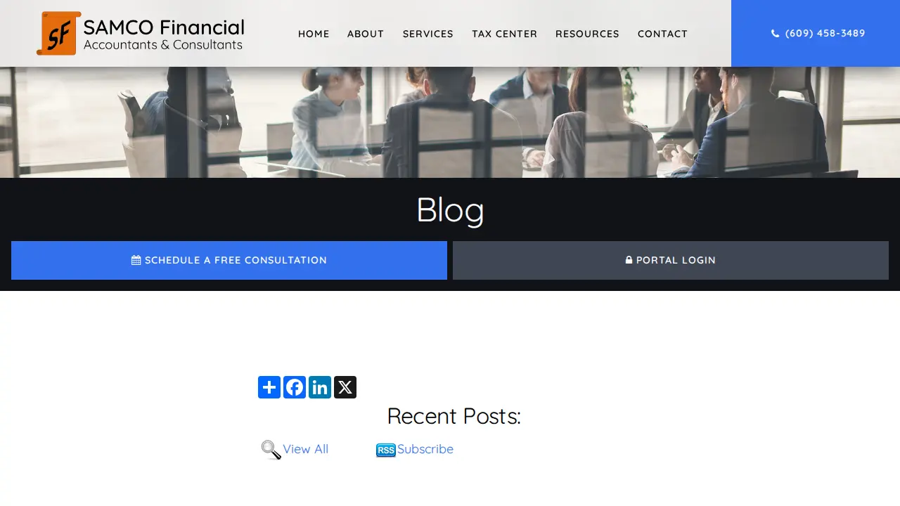 Samco Financial Llc page