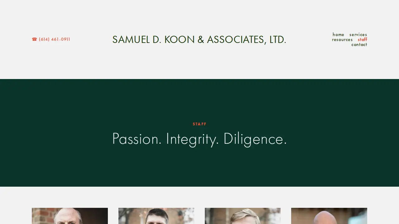 Samuel D Koon & Associates page