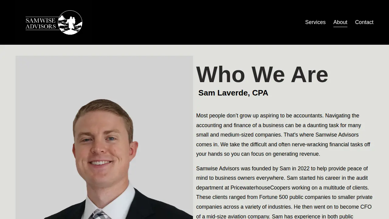 Samwise Advisors LLC page