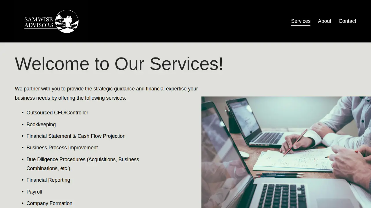 Samwise Advisors LLC page