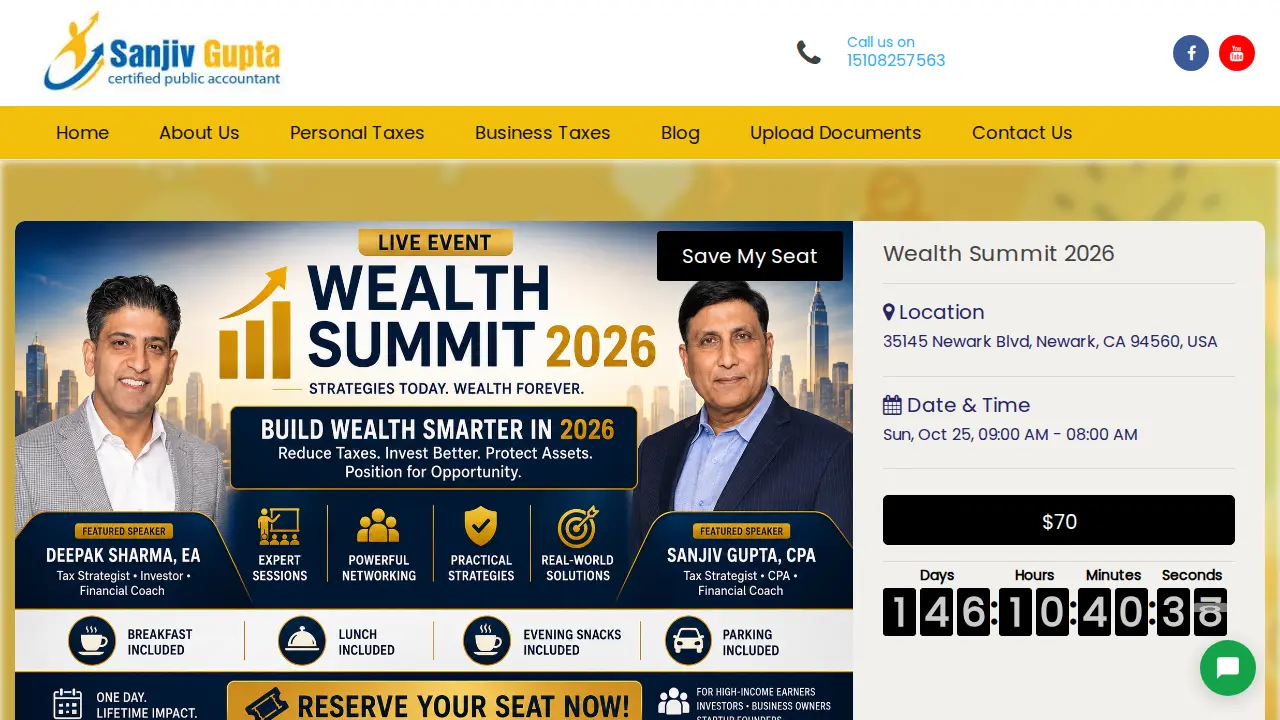 Sanjiv Gupta CPA page
