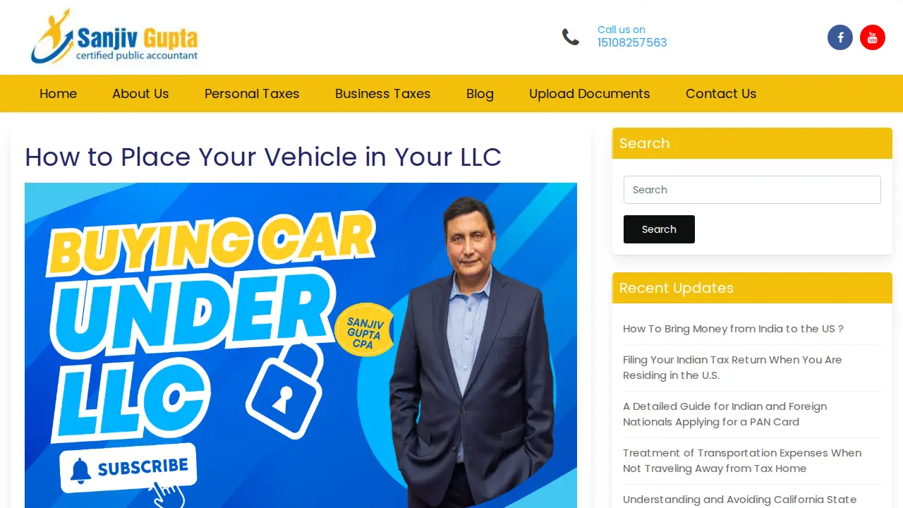 Sanjiv Gupta CPA page