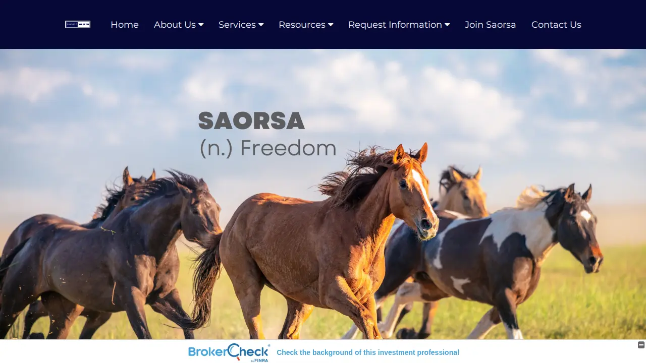 Saorsa Wealth Management LLC: Gerald Finley