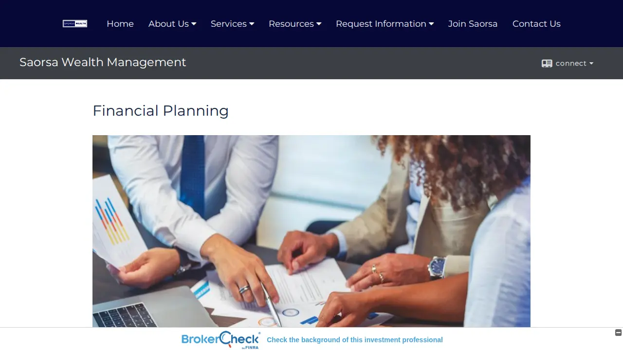 Saorsa Wealth Management LLC: Gerald Finley page
