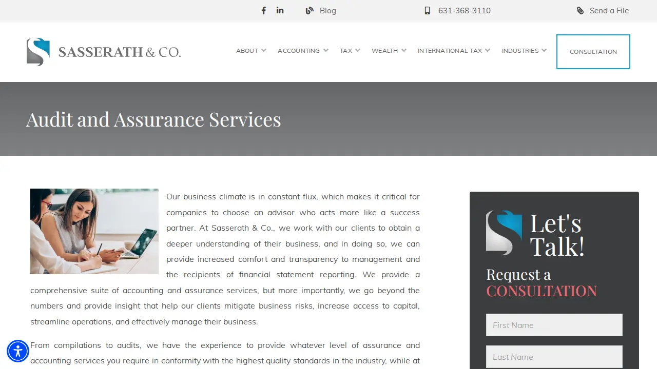 Sasserath & Co. page