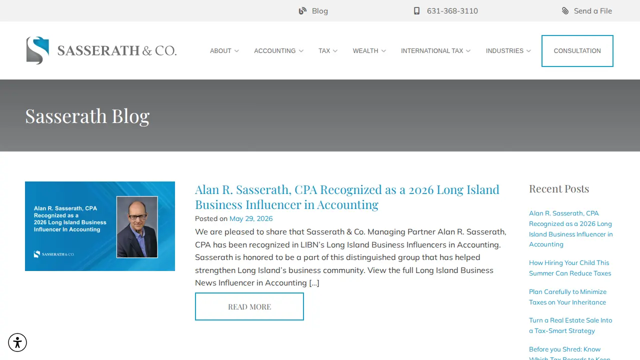 Sasserath & Co. page