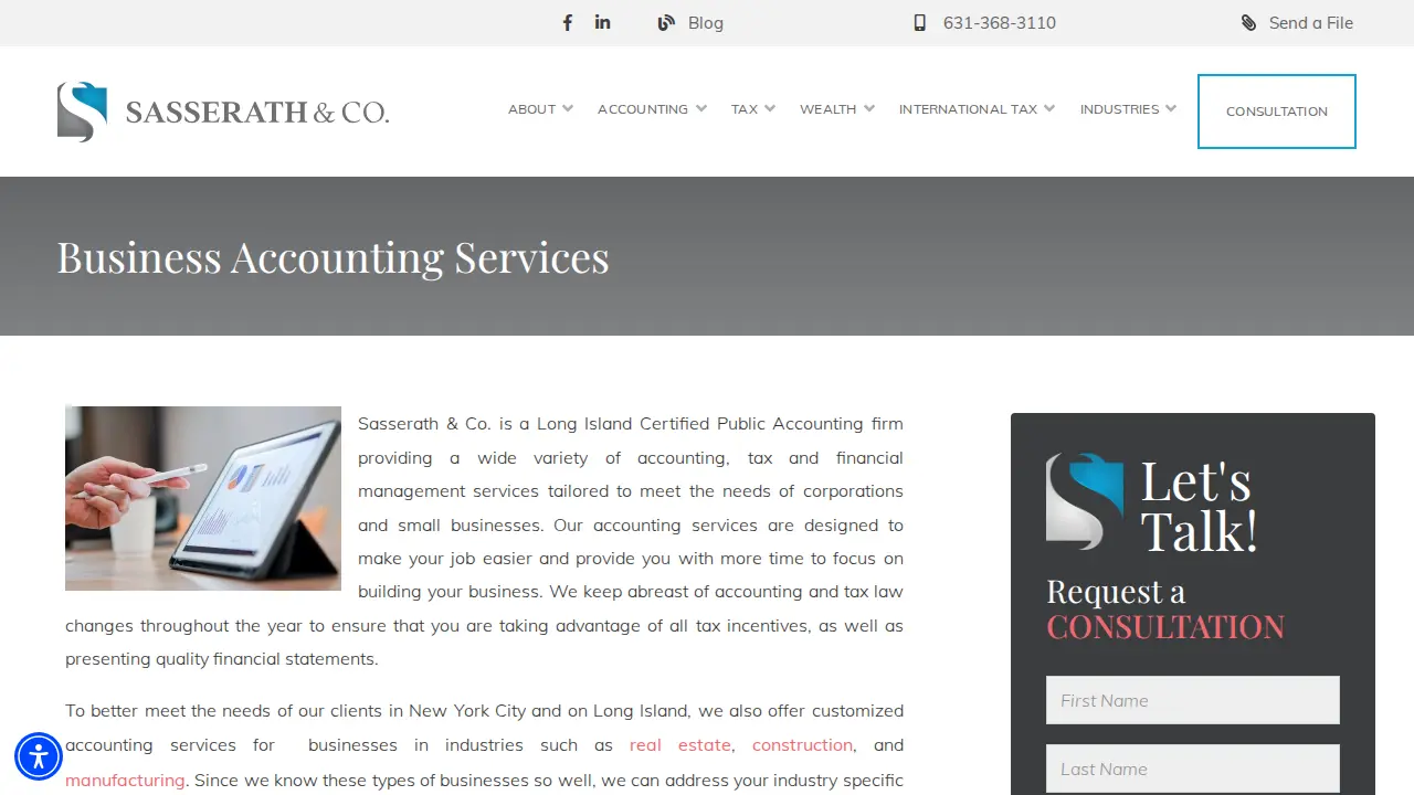 Sasserath & Co. page