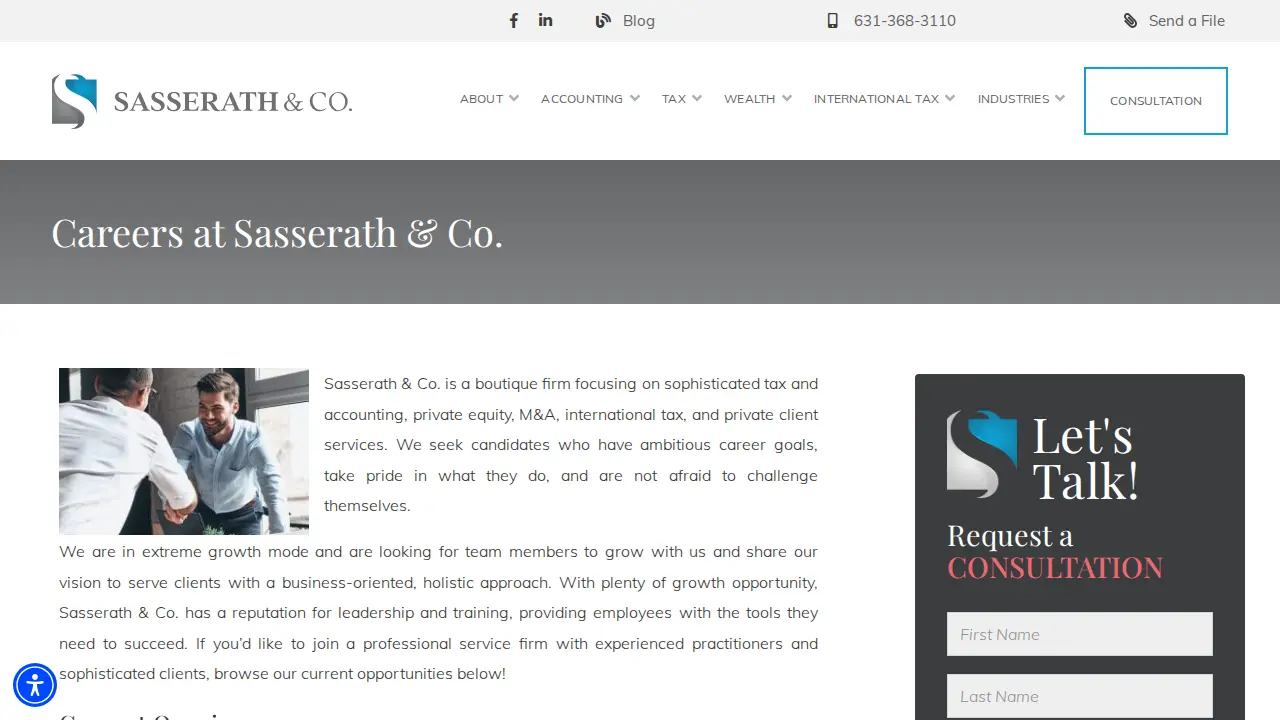 Sasserath & Co. page